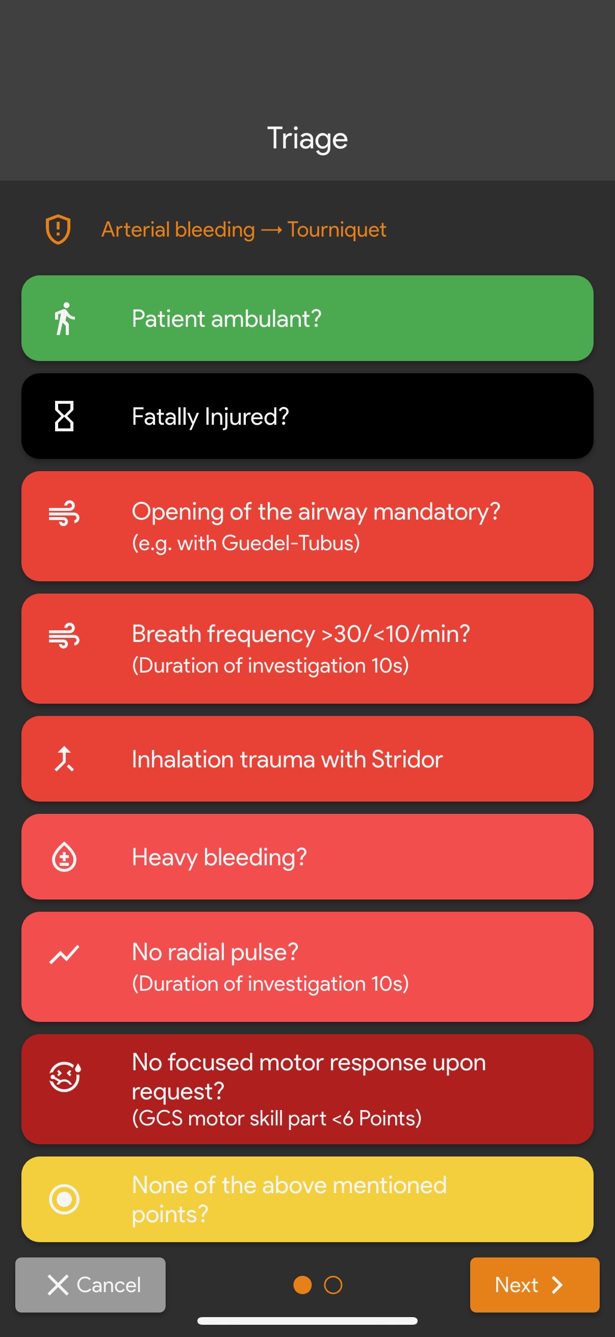 Followup Triage Screen Adult