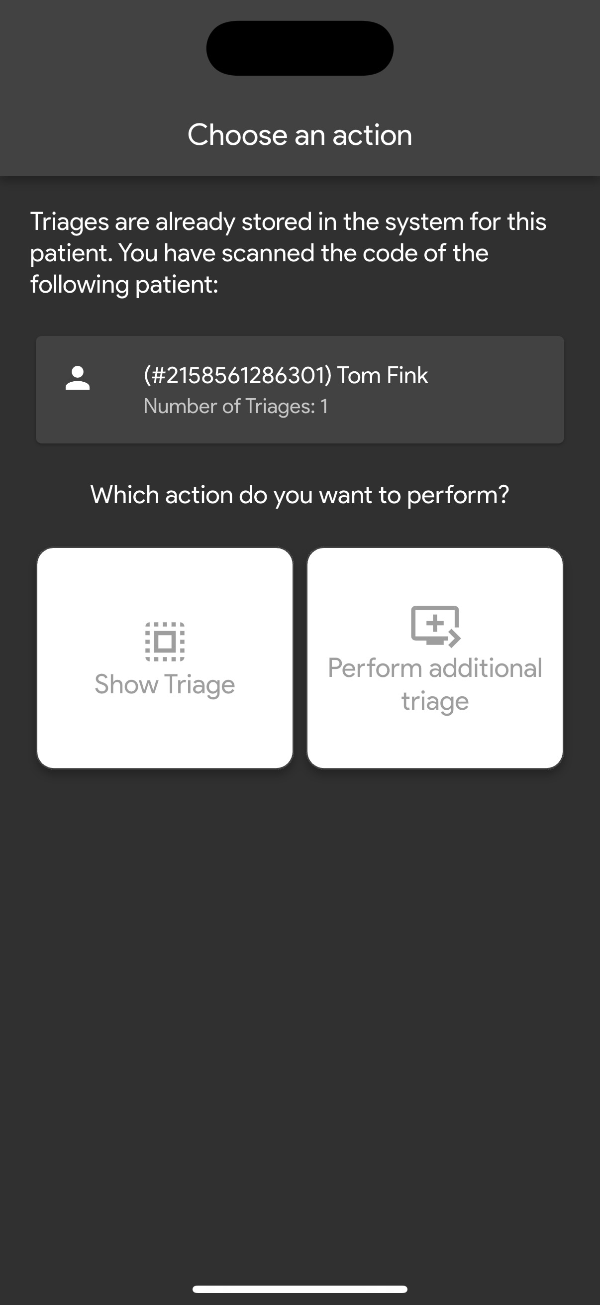 Followup Screen